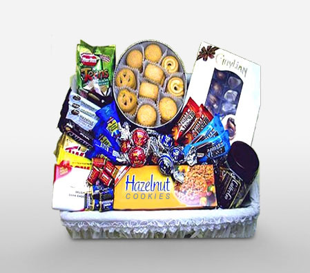 Cocoa Basket-Chocolate,Gourmet,Basket,Hamper