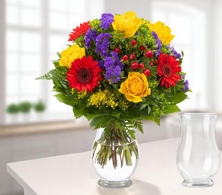 Colorful Birthday Flowers