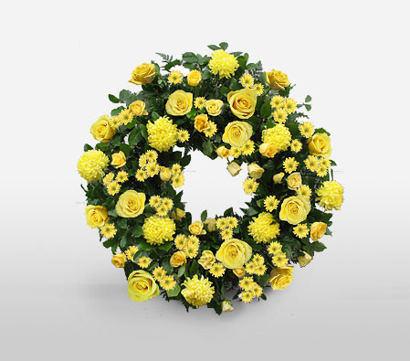 Contemporary Sympathy Wreath-Wreath,Sympathy