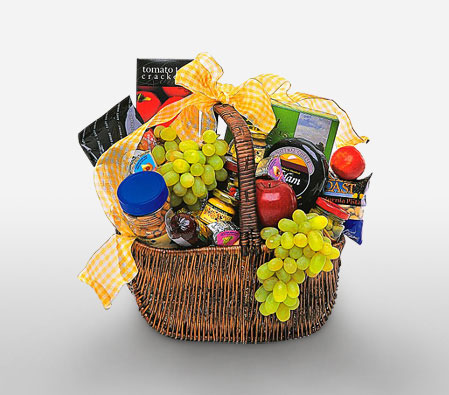 Gourmet Picnic Basket-Gourmet,Basket,Hamper